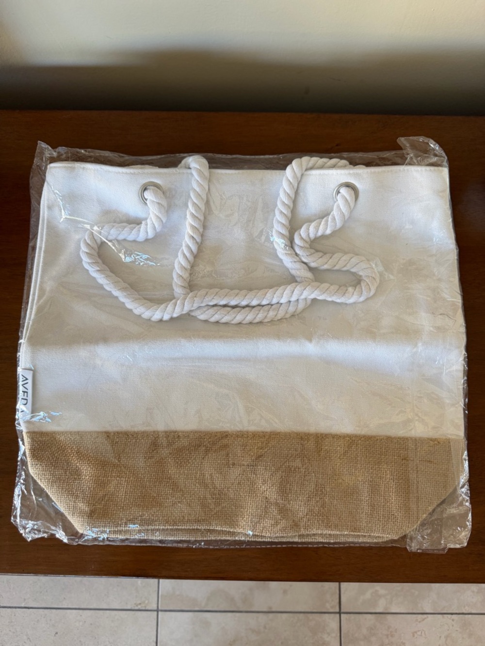 New large Aveda tote beach bag